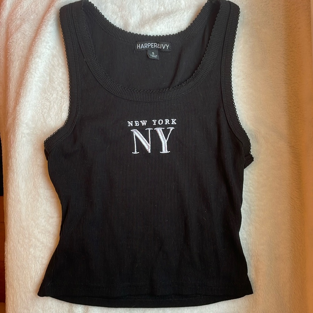 Vintage black New York tank